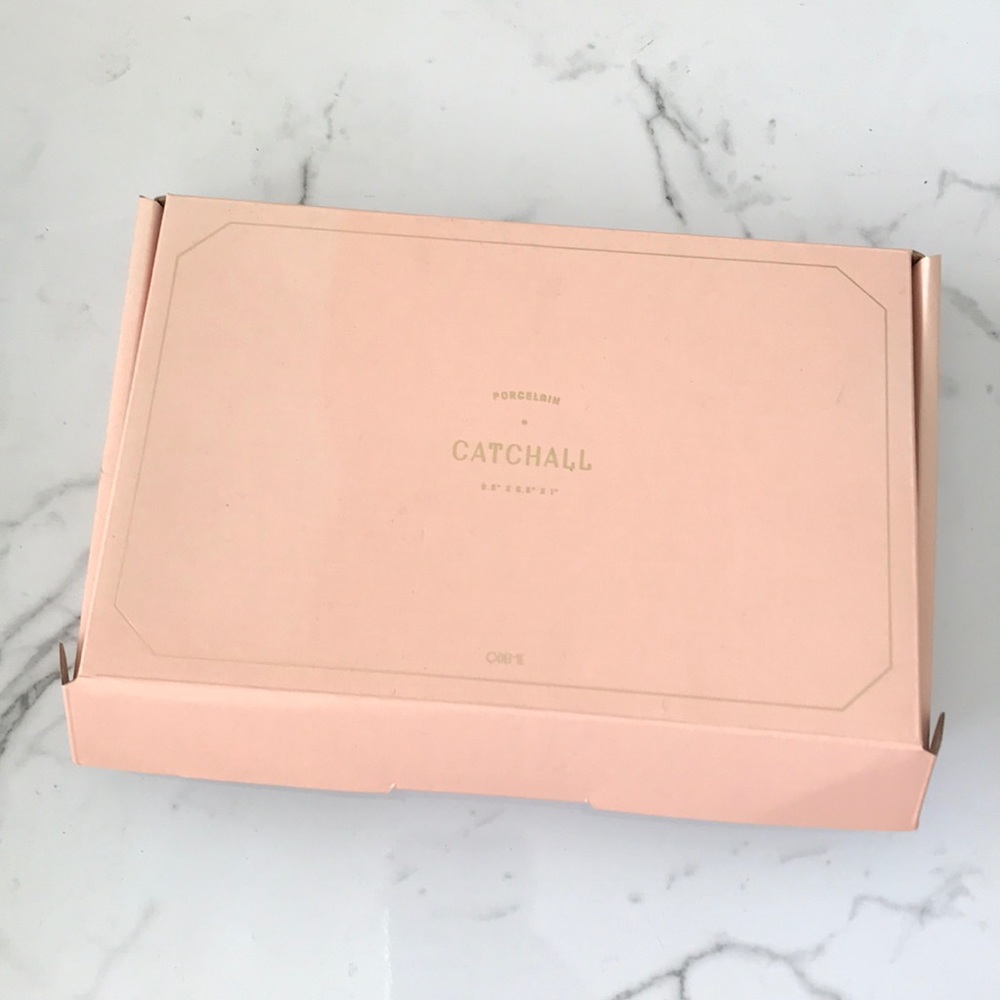 Odeme  Porcelain catchall tray new in box